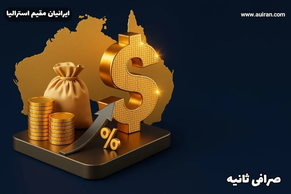 تصویری نمادین از خدمات مالی و انتقال پول صرافی ثانیه در استرالیا