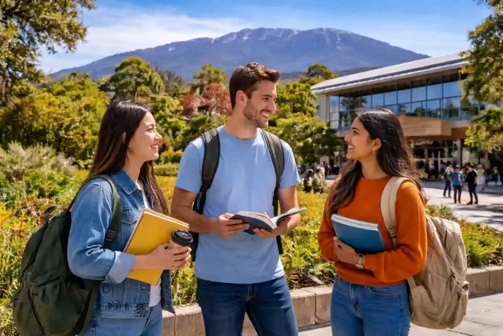 دانشجویان بین‌المللی در فضای دانشگاهی ایالت تاسمانی استرالیا